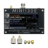 アップグレードMini13004.3インチTFTLCD 0.1-1300MHz HF VHF UHF ANTSWRアンテナアナライザー内部バッテリーメーター5V / 1.5A