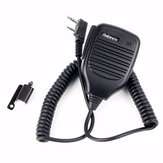Retevis 2Pin PTT-Lautsprechermikrofon Walkie-Talkie-Mikrofon-Zubehör für Baofeng BF-888S RT5R H777 für Kenwood Radio C9001