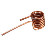 Induction Heating Coil Induction Heating Copper Tube 6mm Quenched Tapless Heating Head DIY ZVS Coil