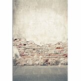 Stüdyo Fotoğrafçılığı İçin 7x5ft Kırık Tuğla Duvarı Kalıntılar Temalı Vinil Fotoğraf Arka Plan Desteği
