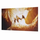 Canvas Print Painting Frameless Goldren Lver`s Kiss Theme Canvas Painting Abstract Art Wall Hanging Tapestry For Home Decoration