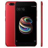 Xiaomi Mi A1 MiA1 Edición Global 5.5 pulgadas 4GB RAM 64GB Snapdragon 625 Ocho núcleos 4G Telefono Inteligente Rojo