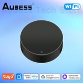 Controle remoto universal WiFi IR AUBESS para TV e ar condicionado, compatível com Tuya Smart Life, Alexa e Google Home