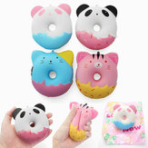YunXin Squishy Cute Animals Donut 10cm Sweet Soft Slow Rising With Packaging Collection Gift Decor