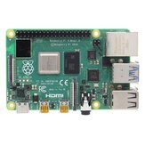 Raspberry Pi 4 Model B 8GB RAM Mother Board Mainboard with Sliver Aluminum Alloy Case + Cooling Fan