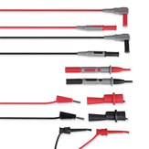 8 adet Multimetre Elektronik Test İlanlar Kit Timsah Klip ve Piston Mini Hooks Probları ile KEDI IV