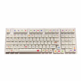 140 Tasten Color Pen Keycap Set XDA-Profil PBT Sublimation Keycaps für mechanische Tastaturen