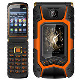 MAFAM X9 Land Flip Telefon 2500mAh 3.5 '' Çift Dokunmatik Ekran Bluetooth Çift SIM FM Flip Özellik Telefon