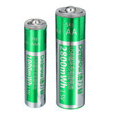 Batteria Delipow 1.5V 2800mAh AA AAA Lipo ricaricabile tramite USB ricarica rapida 1 ora