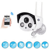 Hiseeu 720P 1.0MP WiFi IP P2P Kamera Kugel Outdoor SD-Karte Speicher CCTV-Überwachung IR Kamera