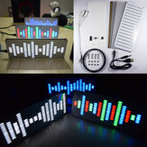 Geekcreit® набор для создания сенсорного управления большого размера сегментного LED-эквалайзера из 225 сегментов для музыкального спектра звуковых волн