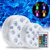Φωτισμός πισίνας LED υποβρύχιος με τηλεχειρισμό RGB για πολύχρωμο φωτισμό της κρήνης