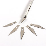 Cuchillo de Aluminio de 6 Hojas para Tallar Extra de Respaldo Escultura Grabador Cuchillo de Tallado Multifuncional Conjunto