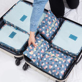 Honana HN-TB37 6 шт. Набор для хранения путешествий сумка для багажа Портативный органайзер для одежды в чемодане