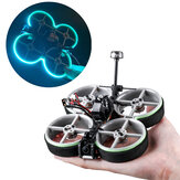 Drone RC Flywoo CineRace20 V1.2 Neon LED 90 mm de distância entre eixos Versão analógica de 2