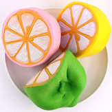 SanQi Elan Squishy Jumbo Lemon 11cm Powoli Wracający Oryginalne Opakowanie Kolekcja Owoców Ozdoba Prezent Zabawka