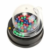 Elektrik Şanslı Numara Toplama Makinesi Mini Piyango Bingo Oyunları Şanslı Şans Topu