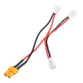 3 in 1 50mm 24AWG XT30 Male Plug to PH2.0 Female Plug Cable for FPV Racing Drone