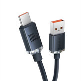Baseus 100 W USB para USB-C Cabo de carregamento rápido Linha de cabo de transmissão de dados de 1,2 M / 2 M de comprimento para OnePlus 9Pro para Xiaomi MI10 para Huawei P40 para Samsung Galaxy S21