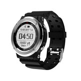 Newwear Q6 1.0inch GPS Compass قلب معدل مراقب Sports الوضع سليمالجسم المقتفي bluetooth ذكي Watch