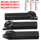 3pcs 16mm Turning Tool Holders Set MDJNL1616H11 MDPNN1616H11 MDJNR1616H11 Lathe Holder