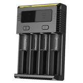 Nitecore NOUVEAU I4 intelligent intelligent Li-ion / IMR / LiFePO4 Batterie Batterie chargeur pour presque tous les types Batterie