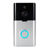 Smart Doorbell WiFi vezeték nélküli 1080P HD videokamera 128G kétirányú beszélgetési ajtócsengő elemekkel