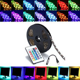 0.5/1/2/3/4/5M SMD5050 RGB LED Strip Lamp Bar TV Backlilghting Kit + USB Remote Control DC5V