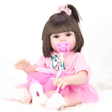 53CM Милый Мягкий Силиконовый Виниловый Реалистичный Кукла-Младенец с Подвижной Головой и Множественными Функциями
