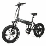 SAMEBIKE XWLX09 10Ah 48V 500W 20 polegadas Moped Bicicleta elétrica dobrável inteligente 80-90km de quilometragem Carga máxima 150-180kg