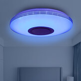 Lámpara de techo LED RGB de 39 cm con bluetooth, Wi-Fi, altavoz de música y control remoto, regulable. Para uso en interiores, voltaje: 85-265V.