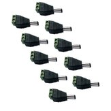 10PCS 5.5*2.1mm DC Voedingsstekker Mannelijke Plug Jack Adapter Connector voor CCTV LED 5050 3528 5630 Stripverlichting