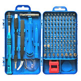 110 em 1 conjunto de chave de fenda de isolamento com pinças magnéticas bits kits de relógio DIY ferramentas de reparo de eletrônicos de telefone
