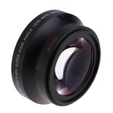Lightdow Universal 67mm 0,43X Weitwinkelobjektiv mit Makroobjektiv für DSLR-Kamera