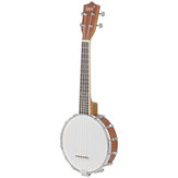 IRIN 23 Inch Banjo Sapele Wood 4 Strings Banjolele Concert Size 