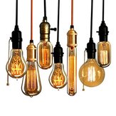 Retro Vintage 40W Edison ışık ampulü E27 110V 220V lamba endüstriyel İncandesan ampuller filament