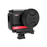 Sunnylife szilikon kameraobjektív fedél porálló védőtok védőtok a Insta360 One R kamerához 1 hüvelykes széles látószögű verzióhoz