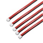 Câble d'extension d'équilibrage de charge de batterie LiPo 30 cm 5PCS 2S 3 broches 2.54XH en fil de silicone