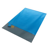 Раскладной пляжный коврик размером 140х200 см, водонепроницаемый для пикника и кемпинга на открытом воздухе из полиэстера.