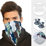 Шарф-маска для половины лица с фильтрами, защищающая шею от пыли, солнечных лучей, ультрафиолета и ветра