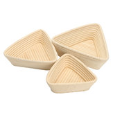Driehoekige Banneton Brotform Rieten Mand Brooddeeg Bewijsrijzing Loaf Bewijs 3 Maten