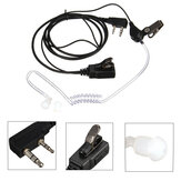 2 broches flexible acoustique tube micro écouteur pour Baofeng kenwood Retevis ty talkie walkie deux voies radio
