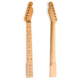 22 Fret Maple Wood Guitar Neck för TL Electric Guitar Neck Parts Replacement