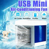 Climatiseur portable mini USB 3 en 1 ventilateur, humidificateur, purificateur d'air avec 3 vitesses