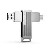 Lenovo SX5 Pro 512GB Type-C & USB3.2 Solid State Flash Drive Dual Interface 360° Rotation Zinc Alloy USB Disk Portable Thumb Drive