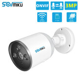 SOVMIKU SF05A 720 P Câmera IP Wifi Bala ONVIF Ao Ar Livre À Prova D 'Água FHD Câmera de Segurança CCTV Áudio Bidirecional APP remoto
