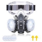 NASUM 308 Szájmaszk Légzőkészülék Újrafelhasználható Szemüvegben és Szűrői a Porvédelemhez