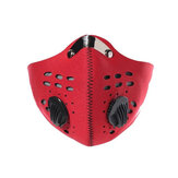 Mascarilla Facial Antipolución de Motos de 5 Capas con Filtro de Máscara Respiratoria Reutilizable contra el Polvo y PM2.5