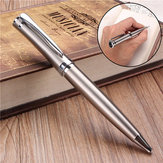 Шариковая ручка Baoer 3035 Ручка нержавеющая сталь металл серебристый твист