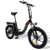 [EU DIRECT] FAFREES F20 Elektromos kerékpár 36V 16Ah akkumulátor 250W motor 20 * 3.0 colos vastag gumiabroncs 25KM/H maximális sebesség 90-120KM hatótáv 150KG maximális teher Összecsukható elektromos kerékpár